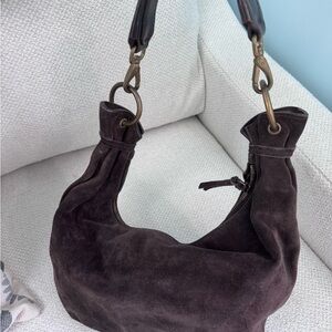 Vintage Miu Miu Brown suede bag